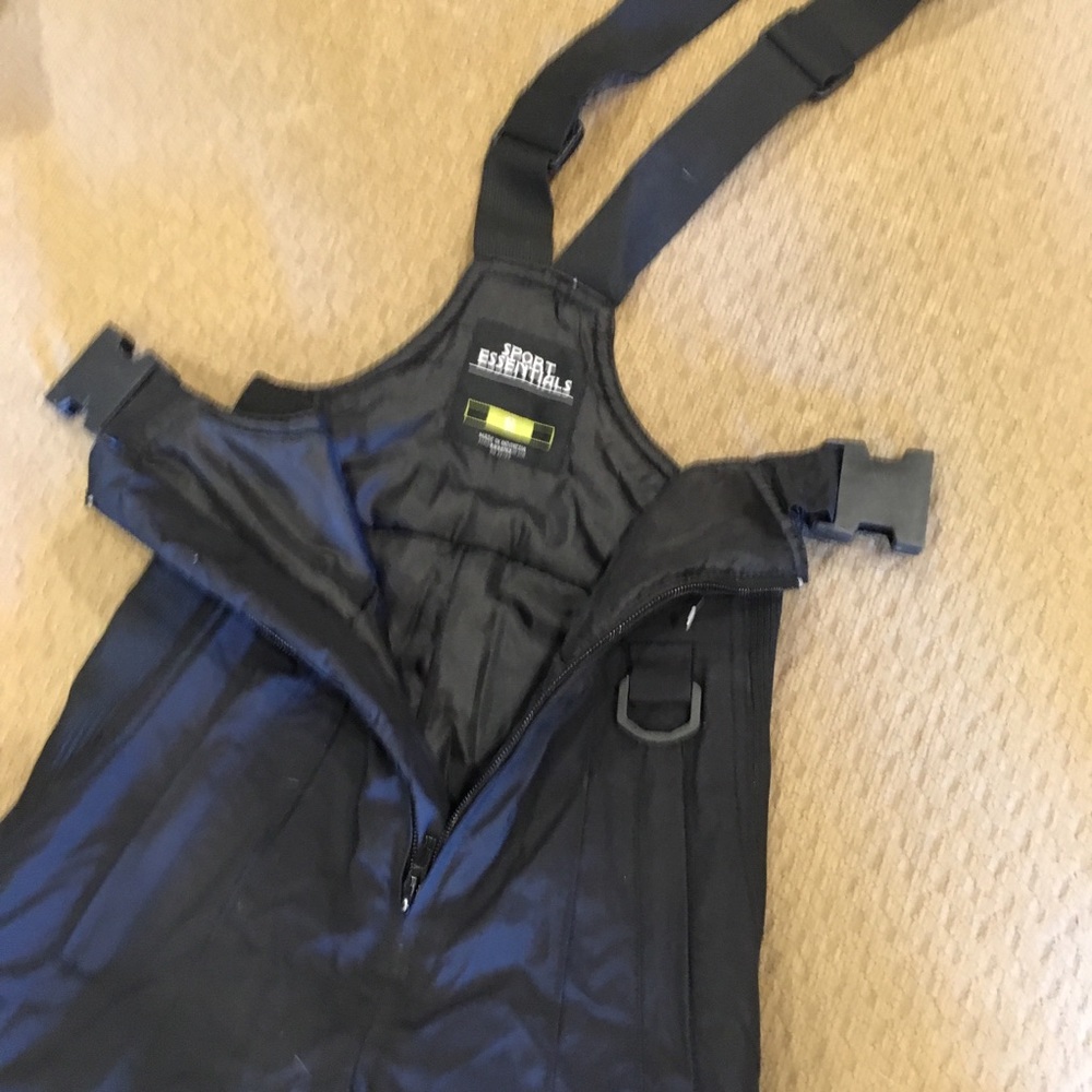 One piece snow overall.